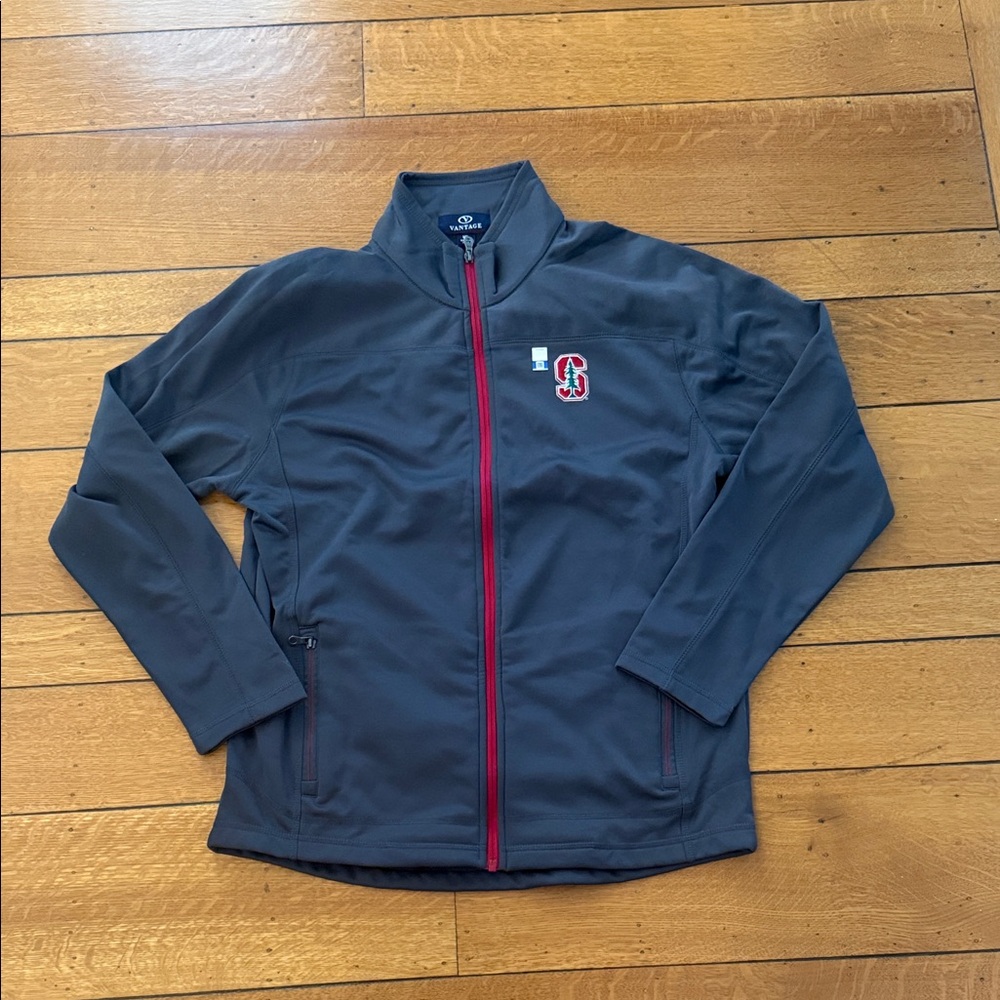 Stanford University Gray Jacket with Red Accents